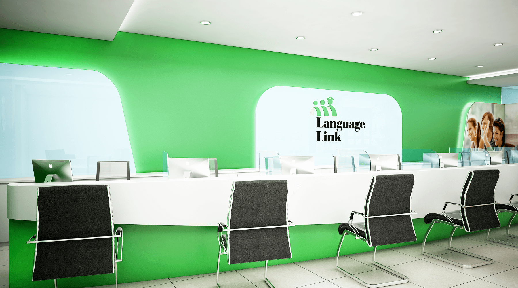 Thiết kế văn phòng trung tâm anh ngữ Language Link