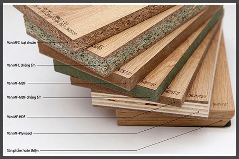Phân biệt các loại gỗ công nghiệp