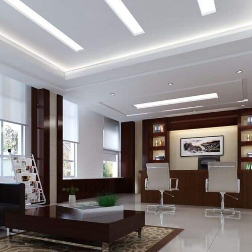 Thiết kế phòng làm việc giám đốc thể hiện quyền uy của người lãnh đạo