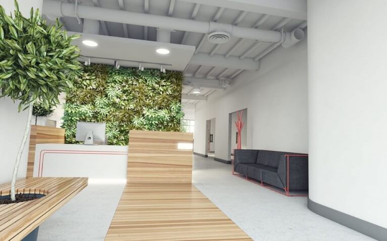 Thiết kế văn phòng Eco giúp nơi làm việc thêm trong lành