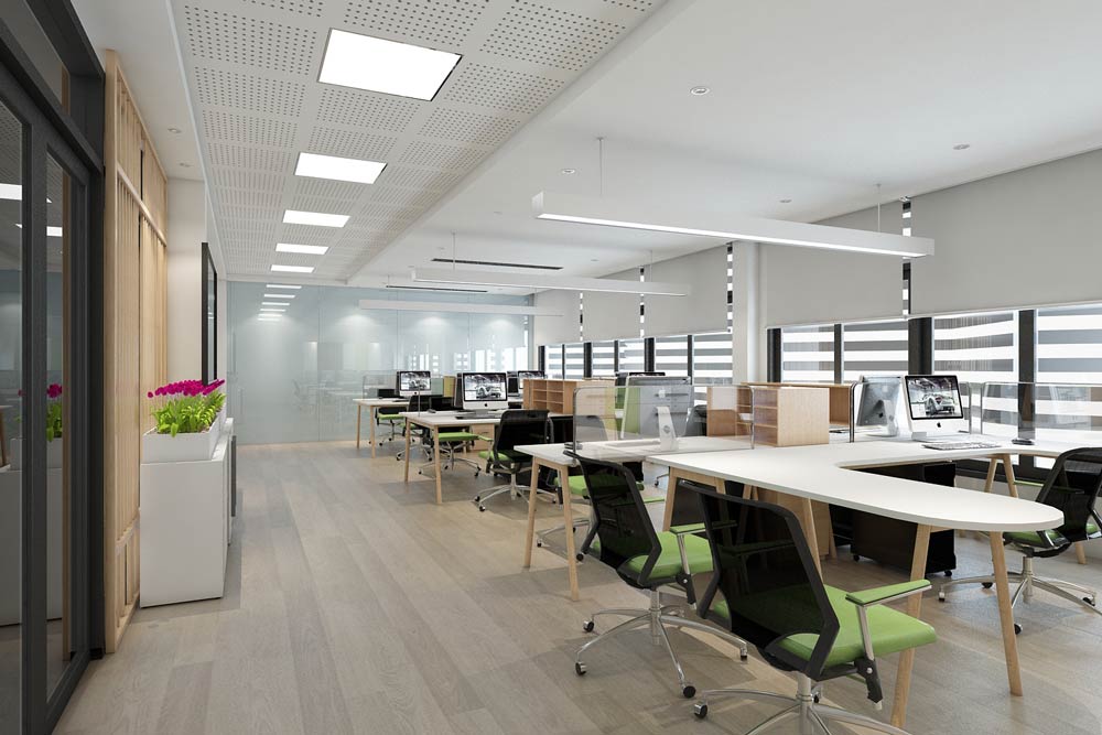 8 hình ảnh thiết kế nội thất văn phòng đẹp 2021