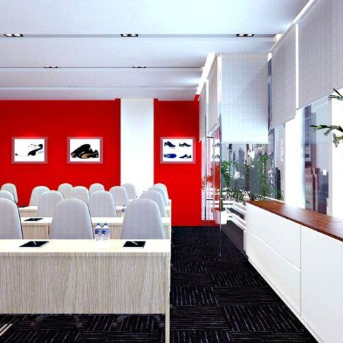 Mẫu nội thất văn phòng hiện đại chuyên nghiệp của ECCI
