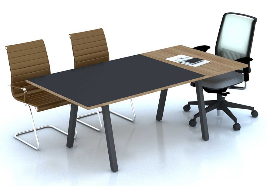 Thiết kế bàn phòng họp hình chữ nhật