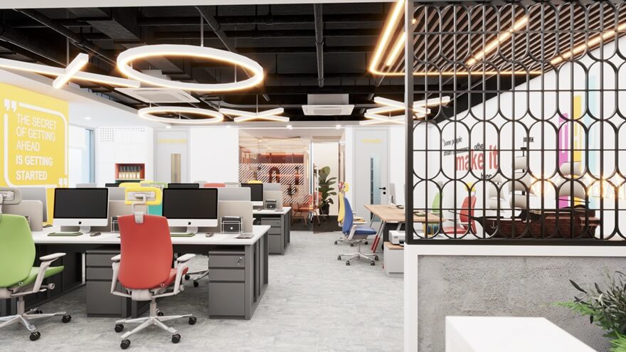 10 mẫu thiết kế nội thất văn phòng đẹp hiện đại cao cấp