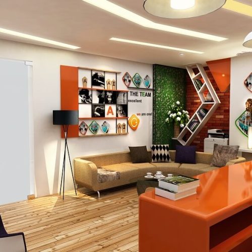 12 ý tưởng trang trí hình khối nâng tầm thẩm mỹ văn phòng làm việc